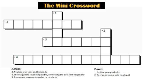 .mini crossword